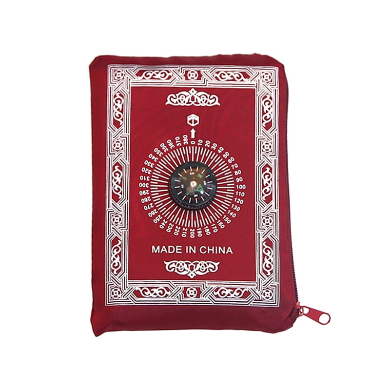 Travel  Pocket Prayer Mat With Compass 