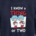 thumbnail image 3 of Dr. Seuss - I Know A Thing Or Two - Toddler And Youth Crewneck Fleece Sweatshirt, 3 of 6