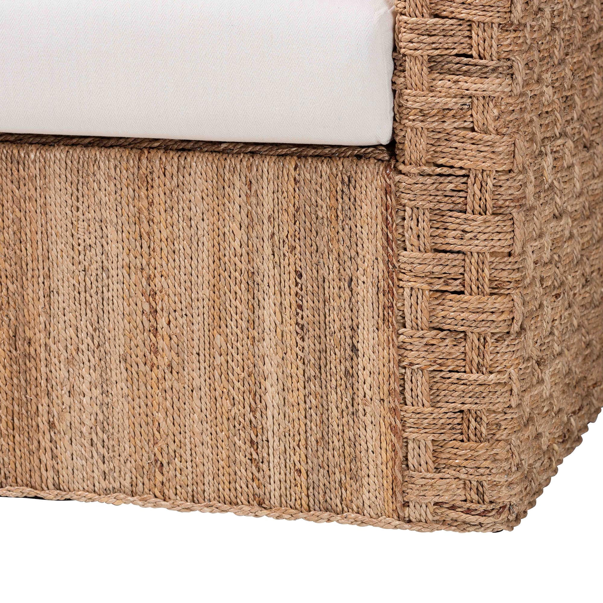 bali & pari Rhinos Boho Arm Chair, Light Brown