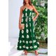 thumbnail image 5 of Vestido PRETTYGARDEN Maxi Bohemio Estampado de Un Hombro M, 5 of 8
