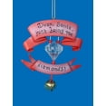 thumbnail image 2 of Fashion Avenue Santa Bring Me Diamonds Jingle Bell Banner Christmas Ornament, 2 of 2