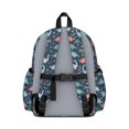 thumbnail image 3 of Dinosaur and Palm Navy Blue Pattern Cute School Backpack with Padded Back and Adjustable Shoulder Straps 13.4"x11"x4.7", 3 of 5