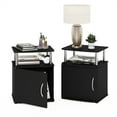 thumbnail image 5 of Furinno JAYA Utility Design End Table, Americano, Stainless Steel Tubes, 5 of 5