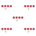 thumbnail image 3 of Kit de acoplador hexagonal Vogacara 4 piezas 12mm coche de juguete Control remoto Rojo, 3 of 6