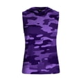 thumbnail image 5 of Men's Camo Workout Hooded Tank Tops Sleeveless Gym Training Hoodies Bodybuilding Muscle Cut Off T Shirt, 5 of 9