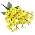 thumbnail image 3 of Simulated Peach Blossom Branch 9-Pronged Plum Blossom Decorative Flower, 3 of 8