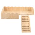 thumbnail image 4 of Wood Hamster Platform with Ladder – Durable Climbing Accessory for Pet Cages, Suitable for Hamsters, Gerbils, and Parrots, 4 of 4