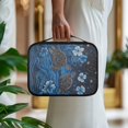 thumbnail image 4 of FKELYI Blue Floral Turtle Star Print Bible Cover Faux Leather Book Cover with Handle Zippered Bible Case Church Bible Bag Scripture Protector for Prayer Outdoor Study, 4 of 6