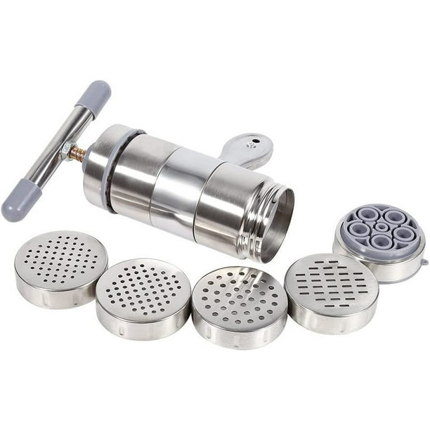 Pasta Machine with 5 Cutting Blades Noodle Maker Machine