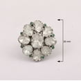 thumbnail image 5 of 2.50 CTW Natural Diamond Polki Emerald Flower Cocktail Women Valentines Day Gifts Ring 925 Sterling Silver, 5 of 5