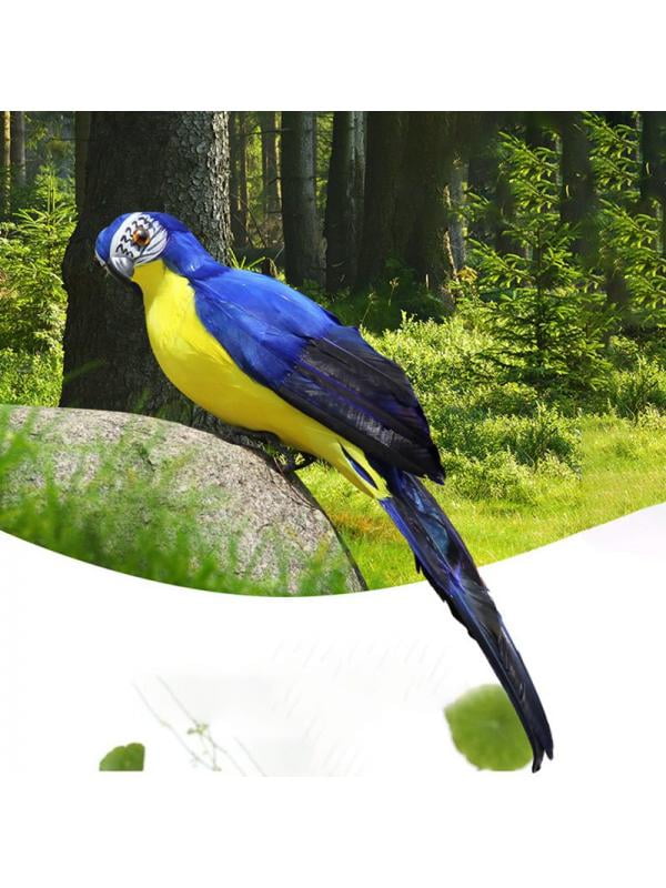 Fake Parrot Decoration Garden Home Decor Artificial Bird Outdoor Model Imitation 