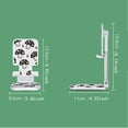 thumbnail image 5 of Black Mushroom Mobile Phone Stand Desktop Tablet Holder Lazy Bedside Universal Support Foldable Extend Desk Stand For Cell Phone Foldable And Hoisting Multi-Function Telescopic For IPhone IPad Adjusta, 5 of 5