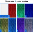 thumbnail image 2 of Led Light Fiber Optic Fabric, Fabric with Changeable 7 Colors That Glow in The Dark for Quilting Sewing Clothes Luminous Festival Rave Accessories Party Light Up Clothing Bag DIY, 2 of 7