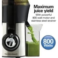 thumbnail image 4 of Hamilton Beach Big Mouth® Pro 800 Watt Juice Extractor, 67608Z, 4 of 7