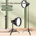 thumbnail image 3 of Trípode Extensible Portátil con Soporte de Luz Ajustable con Tornillos de 1/4, Trípode para Cámara y Teléfono para Viajes, 3 of 5