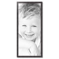 thumbnail image 2 of ArtToFrames 17" x 39" Sloped Dark Walnut Picture Frame, 17x39 inch Brown Wood Poster Frame (WOM-4820), 2 of 7
