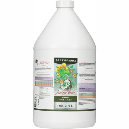 Earth Juice® Just for Coir™ Grow Part B 0-3-2 Plant Food 1 gal. Jug