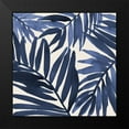 thumbnail image 2 of Loreth, Lanie 12x12 Black Modern Framed Museum Art Print Titled - Navy Palm Design I, 2 of 5