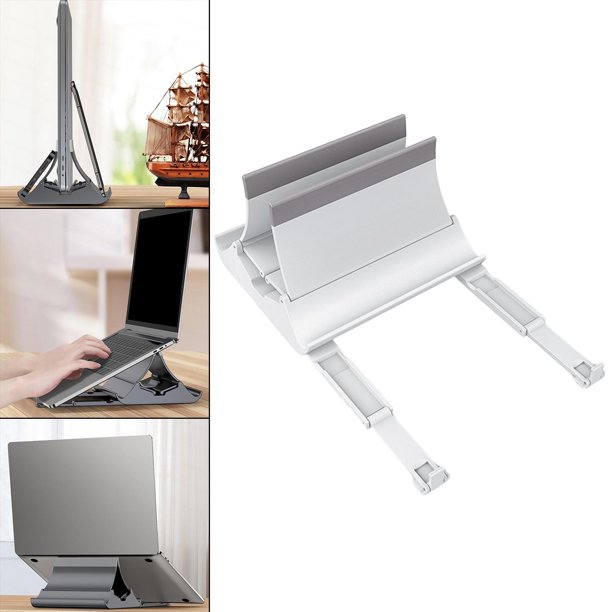Soporte para computadora portátil Yotijar Ventilación de escritorio ajustable para computadora Blanco