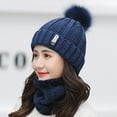 thumbnail image 4 of Baqcunre Scarf, Hat, Glove Set, Women And Men Winter Knit Warm Hats Scarf Purposehat Ear Windproof Hat, Scarf for Women, ,, 4 of 5