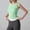 Green, variant on Trendy Tops for Women Athletic Scoop Neck Tank Tops with Built In Bras Yoga Sleeveless Womens Tee Shirt S