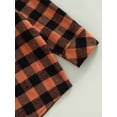 thumbnail image 5 of Bagilaanoe Toddler Baby Girl Boy Shirts Jacket Plaid Long Sleeve Single-Breasted Shacket Coat 6M 12M 2T 3T 4T 5T 6T Kids Fall Casual Outwear, 5 of 6