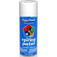 ColorPlace Flat Spray Paint, White