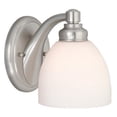 thumbnail image 1 of Vaxcel ST-VLD001BN Stockholm 1 Light Wall Light, Brushed Nickel Finish, 1 of 1
