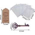 thumbnail image 2 of 50 Pcs Rustic Vintage Key Bottle Opener with Thank You Card Tag and Sheer Bag for Wedding Favor Party Favors, 2 of 5