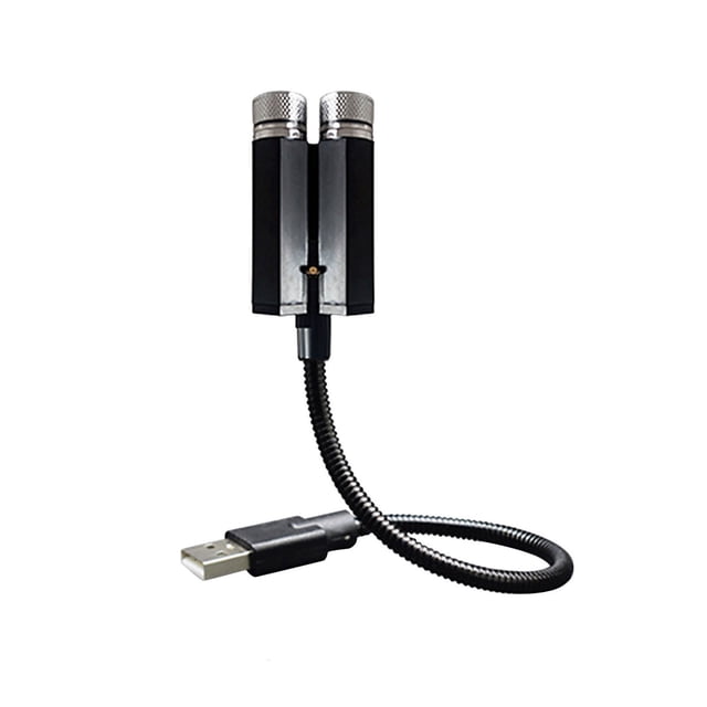 Luz de techo de estrella para coche, luz de techo de coche modificada, llena de estrellas, luz de coche USB, luz decorativa con control de voz y música para coche