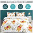 thumbnail image 5 of Winnie The Pooh 3 Piece Bedding Set Cartoon Comforter Set Cute Duvet Cover Sets Super Soft Aldult Bedding Set Kids Bedroom Gifts,1 Duvet Cover with 2 Pillowcases 102"x90", 5 of 8