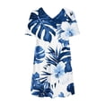 thumbnail image 3 of PEZHADA Robe d'Été pour Femmes avec Manches Mode Femme Été Décontractée Ample Imprimée Sans Manches à Col en V Robe Ample d'Été pour Femmes, 3 of 7