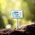 thumbnail image 5 of Eveokoki Grow Dammit Garden Signs Decor- Aluminum Garden Stakes Sign Funny Gardening Gifts for Women Men and Gardeners (20.8 Inches Tall), 5 of 6