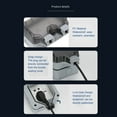 thumbnail image 4 of Outdoor Waterproof Power Outlet, 2 Sockets Waterproof Wall Power Socket Tin Phosphor Bronze PC  for Farm, 4 of 8