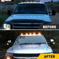 thumbnail image 3 of LED Truck Cab Light for Ford 1999-2016 F250-750 Super Duty Pickup and E150-450 Models/2017-2018 E350 450 Super Duty, 3 of 12