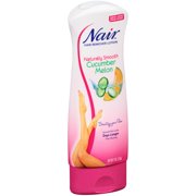 Nair Naturally Smooth Cucumber Melon Hair Remover Lotion 9 oz. Bottle