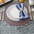 thumbnail image 3 of Kitchen aid 38cm Tableware Placemat Non-Slip Insulated Mat Round Woven Placemat 4PCS, 3 of 4