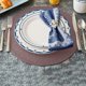 thumbnail image 4 of BPA-Free Utensils 38cm Tableware Placemat Non-Slip Insulated Mat Round Woven Placemat 4PCS, 4 of 5