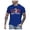 Dark Blue, variant on Mens Tshirts USA Canada Maple Leaf Flag Print Tops Regular Fit Short Sleeve Patriotic Canada Day Casual Daily Holiday Wear Graphic Tees