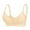 Beige, variant on Women Front Closure Snap Bras No Underwire Full Support Comfort Push Up Bras Wireless Everyday Bras Underwear No Steel Close Bra Black 38B