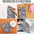 thumbnail image 7 of Kitchen Towels Cute Paws Pattern Cleaning Towel Absorbent Hand Towels Tea Towels for Home Restaurant Dish Clean 28" x 18", 4PCS Washcloth Gift, 7 of 7