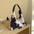 thumbnail image 6 of SPEKSEE Cow-Print Shoulder Bag for Women, Coquette Large Capacity Underarm Top handle Purse, Slouchy Hobo Tote Bag for Fall, 6 of 14