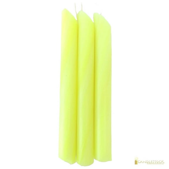 Yellow Drip Candle 25 Pack