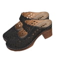 thumbnail image 5 of Taylonsss Women's Fashionable Ventilated Block Heel Clogs Slip-On Comfortable Mules for Spring Summer Casual Office Wear and Social Events, 5 of 9
