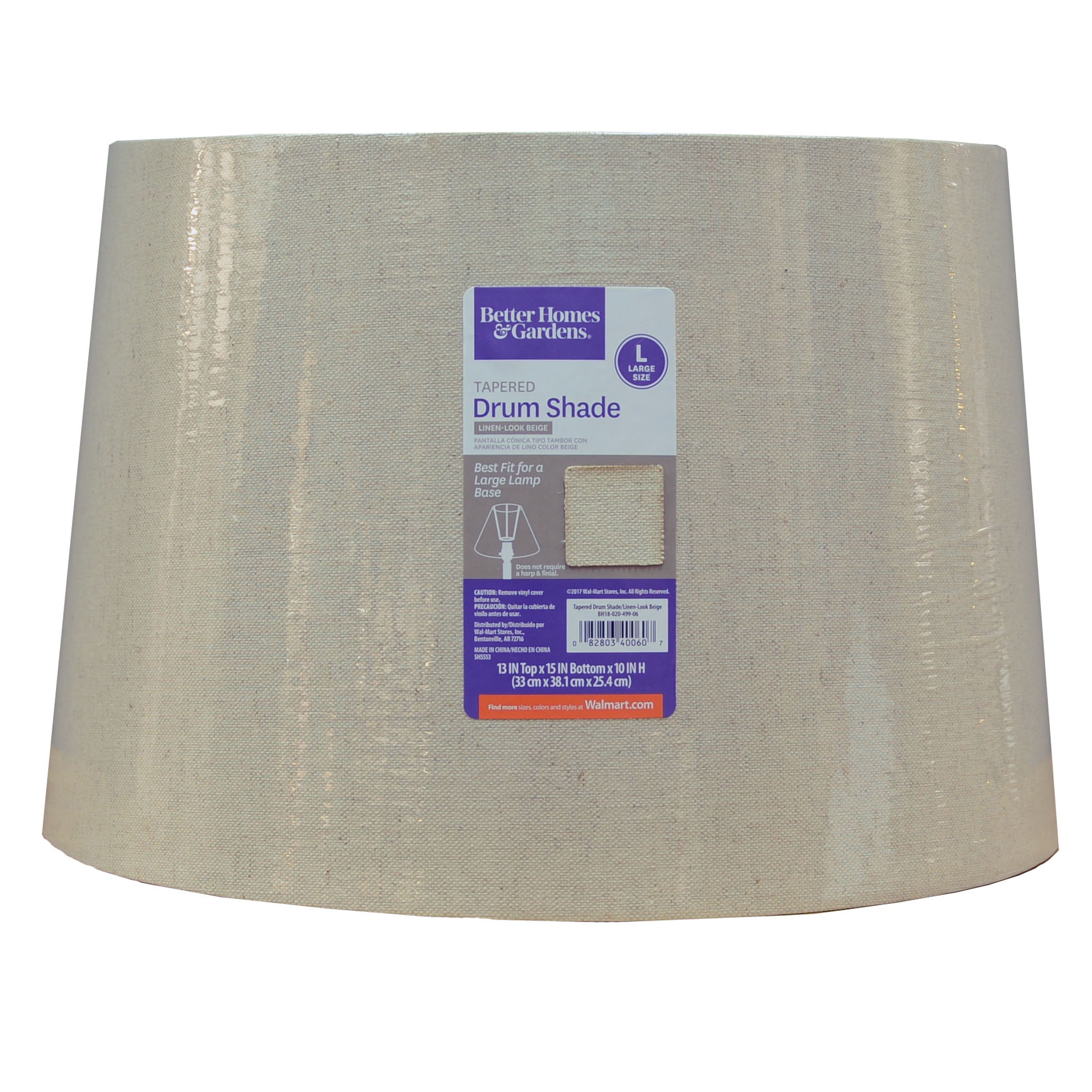 Better Homes Gardens Linen Tapered Drum Shade Beige In Vietnam 559886016 Gardens Linen Tapered Drum Shade Beige, Large Beige Lamp Shade