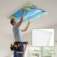 thumbnail image 4 of Ocean Magnetic Fluorescent Light Covers for Ceiling Lights 2 x 4 Feet, Summer Palm Trees Blue Sky Beach Scenery Office Classroom Kitchen Drop Ceiling Light Covers Lighting Filters Shade Panel 4 Packs, 4 of 9