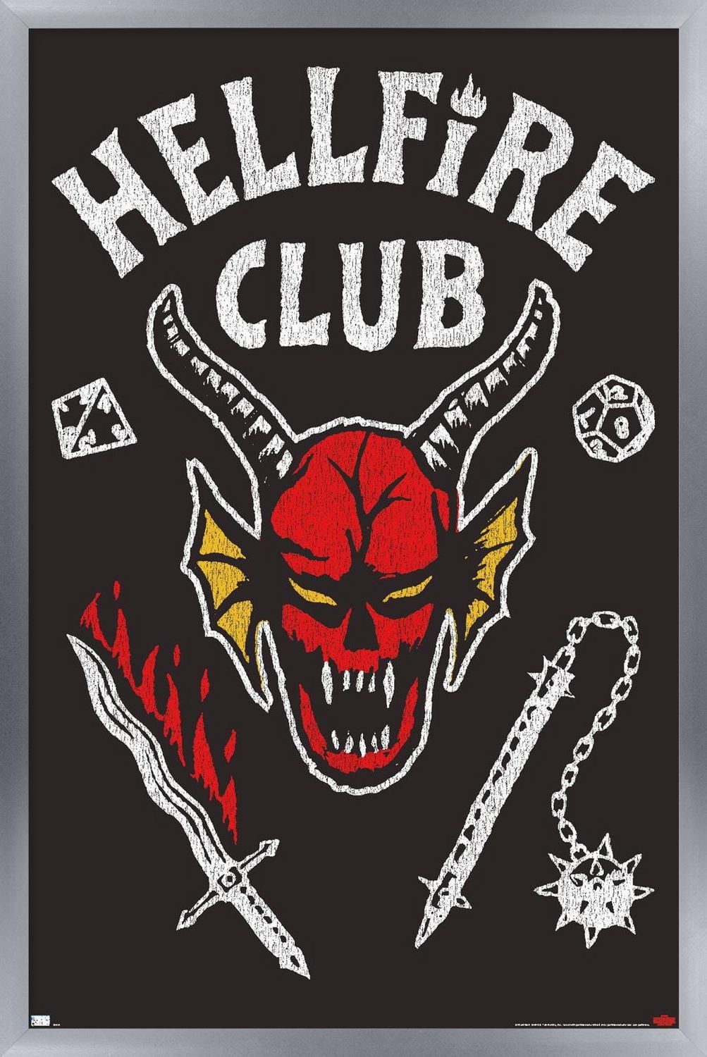 Netflix Stranger Things: Season 4 - Hellfire Club Wall Poster