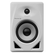 Pioneer DJ DM-50D-BT-W 5 White Bluetooth Desktop Monitor System with Monitor Stands Package
