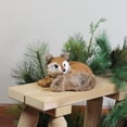 thumbnail image 3 of Northlight Laying Fox Christmas Figure - 16.5” - Brown, 3 of 3