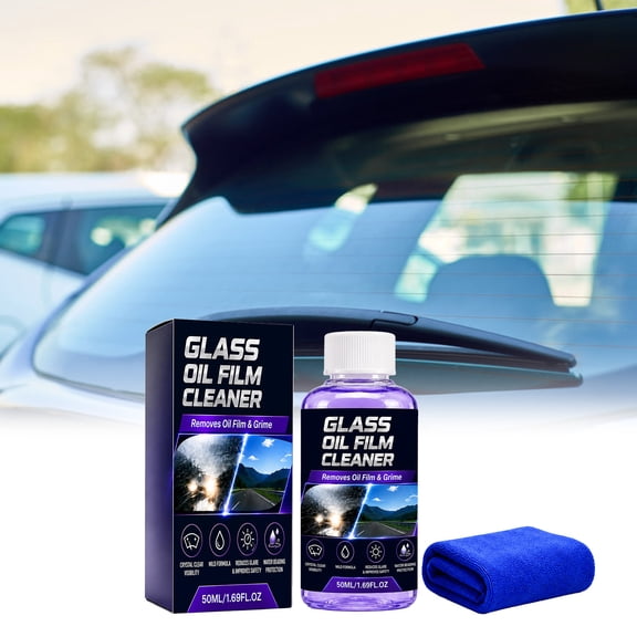 Automotive Glass Oil Film Remover, Windshield Cleaner and Polish for car windshields, windows, mirrors and exterior auto detailing